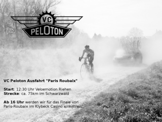 Sonntags-Ausfahrt „Paris Roubaix“