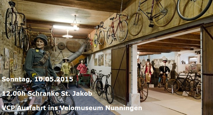 Ausfahrt ins Velomuseum in Nunningen am 10.05.2015