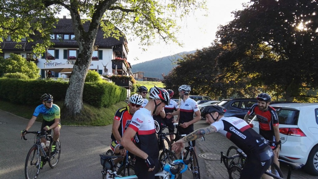 kleiner Halt oben in Sallneck im Schwarzwald