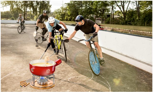 Heute Bike Polo Schnuppertraining